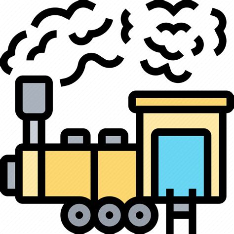 Train Smoke Steam Locomotive Railway Icon Download On Iconfinder