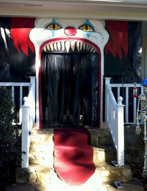 Top Diy Horror Decorating Design Ideas For Simple Home Decor Freshouz Com Halloween Door