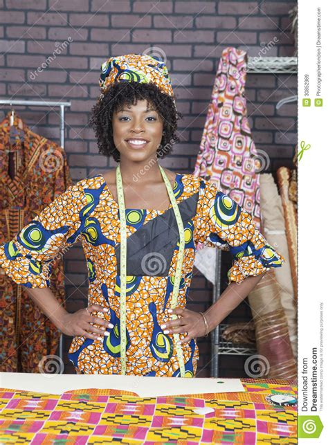 Portrait Of Pretty African American Female Fashion