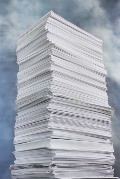 Stack Of Paper Stock Image Image Of Paperwork Heap 35292803