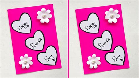 Easy Diy Parents Day Card Easy Parents Day Greeting Card Handmade