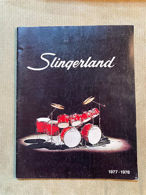 Slingerland Drum Catalog 1977 78 Reverb