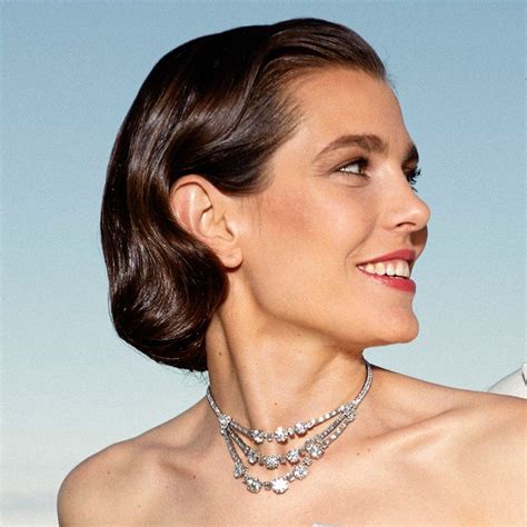 Charlotte Casiraghi And Her Grandmother S Grace Kelly Necklace For
