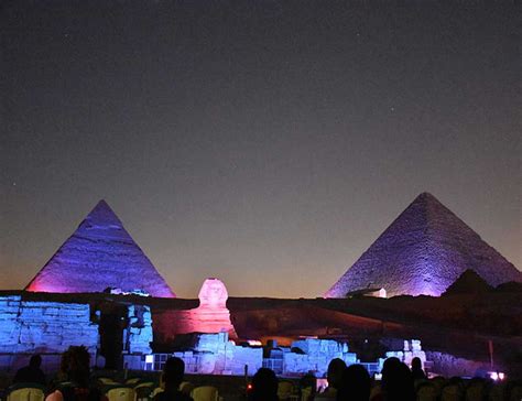 You've got the speed of light about right, but the pyramid stuff is iffy. Giza Pyramids Sound Light Show | Cairo sound light show ...