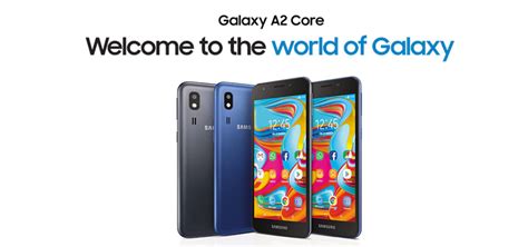 New Samsung Galaxy A2 Core 4g Android Phone Wholesale Black