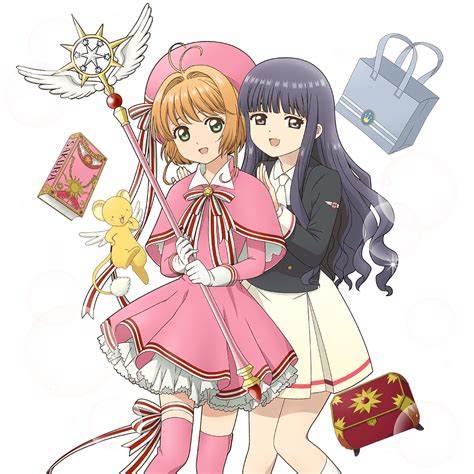 Kinomoto Sakura Kero And Daidouji Tomoyo Cardcaptor Sakura And 1