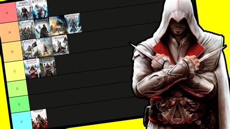 Ranking Every Assassin S Creed Game Ac Tier List Youtube