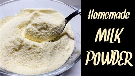 How To Make Milk Powder At Home Homemade Powdered Milk Youtube