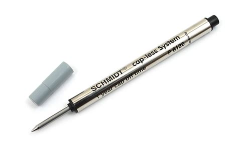 Schmidt P8126 Capless System Rollerball Pen Refill Fine Point Black
