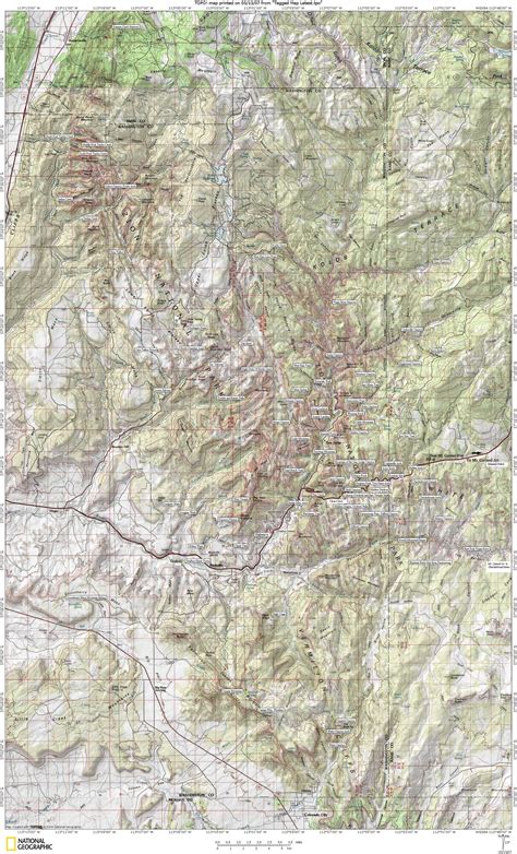 Zion National Park Topography Map Zion National Park • Mappery