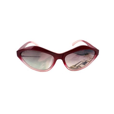 retro claret red cat eye frame sunglasses 9 90 liked on polyvore cat eye frame sunglasses