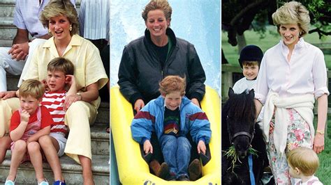 10 lovely photos of princess diana with sons prince william and prince harry hello