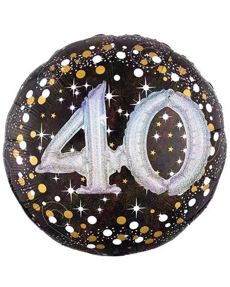 Sparkling Celebration 40th Birthday 3d Balloon 32 Foil Party Delights