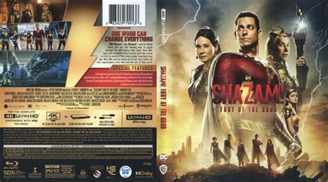 Shazam Fury Of The Gods 4k Uhd Cover And Labels Dvdcovercom
