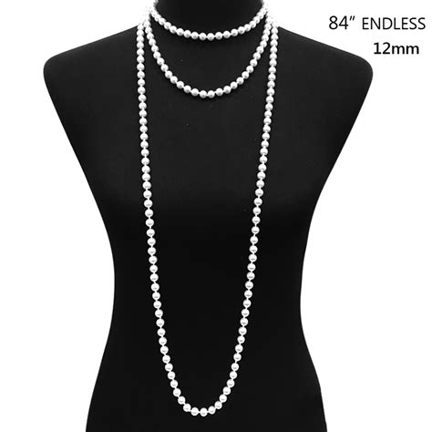 Npy8412 Cr 84 Endless 12mm Pearl Necklace