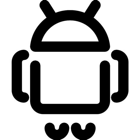 Android Logo Design Monocolor Svg Vectors And Icons Svg Repo