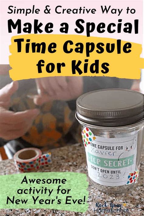 Simple And Creative Way To Make A Special Time Capsule For Kids Rock