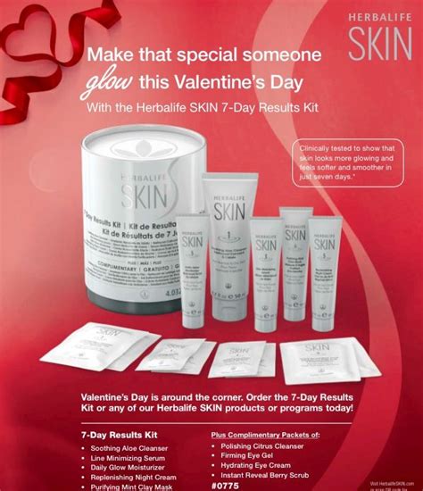 Herbalife Skin 7 Day Results Kit Perfect For Valentines Day