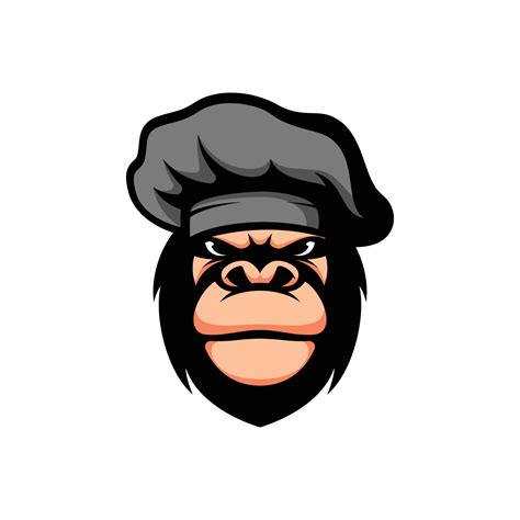 Gorilla Chef Mascot Design Vector 20291747 Vector Art At Vecteezy
