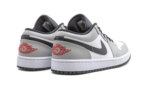 The code is the answer to this question: Jordan 1 Low Light Smoke Grey - 553558-030 - Restocks