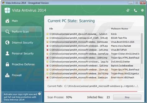 Vista Antivirus 2014 Removal Guide Updated