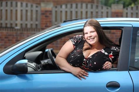 Mum Sarah Foster S Boobs Save Her After Mini Cooper Crashes Into Her Daily Star