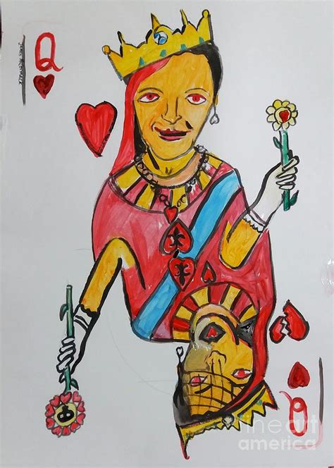 Queen Of Hearts Painting By James Mccormack Fine Art America