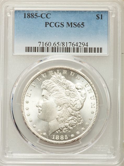 1885 Cc Us Morgan Silver Dollar 1 Pcgs Ms65 Ebay