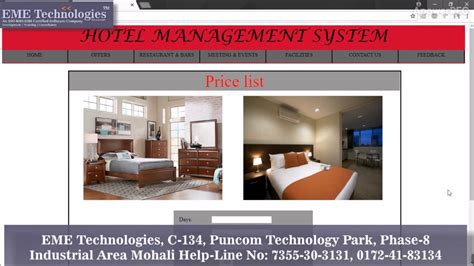 Hotel Management System Php Projects With Source Code Youtube