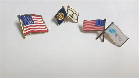 Custom Usa And Other Countries Flag Pins Buy Double Flag Pinscountry