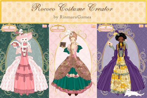 Rococo Costume Creator By Rinmaru On Deviantart Playing Dress Up Costumes Day Dresses