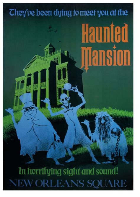 Haunted Mansion Disney Gallery Attraction Poster