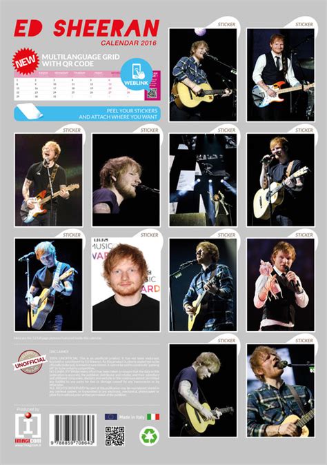 Ed sheeran best songs 2021 ed sheeran greatest hits full album 2021. Ed Sheeran 2021 Calendar | Calendar 2021