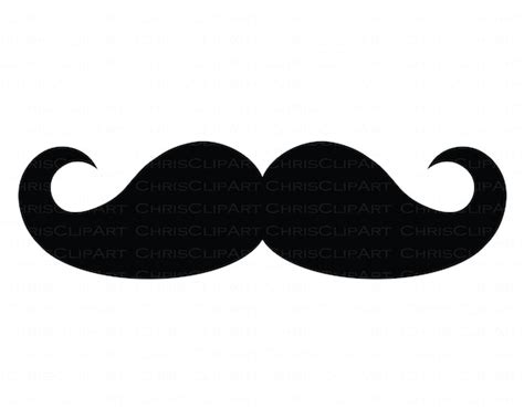 Mustache Vector Mustache Graphic Mustache Clipart Svg  Etsy Singapore
