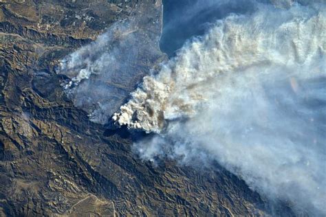 Photos Southern California Wildfires Seen From Space