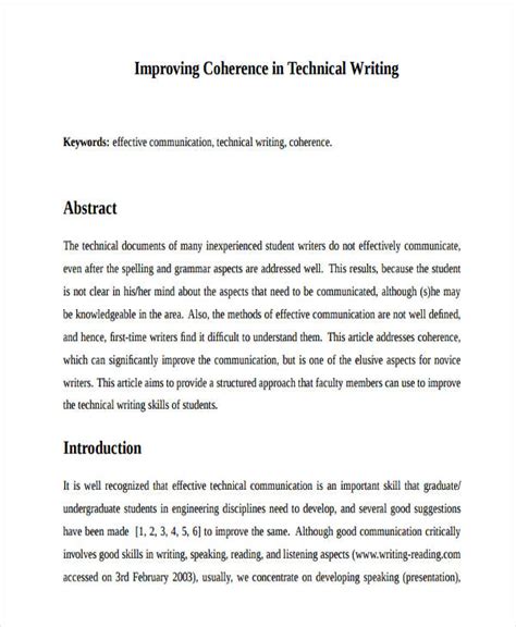 Free 6 Abstract Writing Examples And Samples In Pdf Doc Word Apple