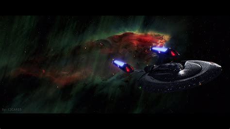 Recreation Star Trek First Contact Enterprise E Intro Shot Youtube