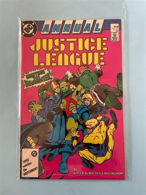 Justice League Annual 1 Vf Collectors Edge Comics