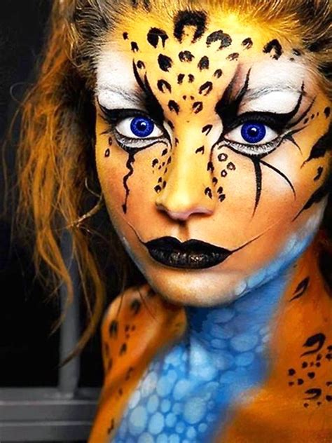 25 stunning cheetah halloween makeup to look wild flawssy