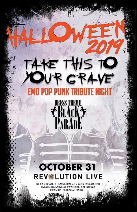 Take This To Your Grave Emo Pop Punk Tribute Revolution Live