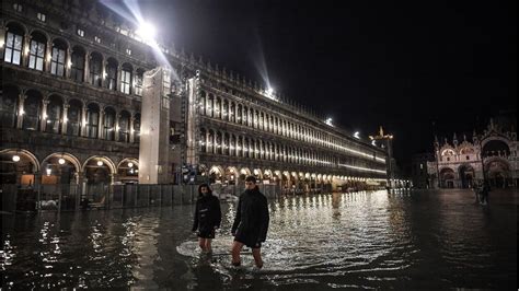Venice Floods Climate Change Behind Highest Tide In 50 Years Says