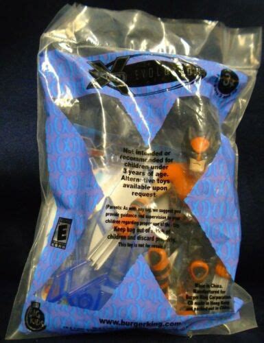 2001 Burger King X Men Evolution Wolverine Toy Sealed Wcd Rom Ebay