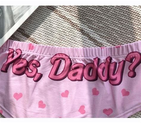 Yes Daddy Polkadot Heart Panties Underwear Undies Kawaii Babe