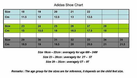 Baby Heaven 1,2,3 - Your baby's clothing heaven: Adidas Shoe Sizing Chart