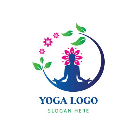 Yoga Meditation Abstract Logo Design 23806798 Vector Art At Vecteezy