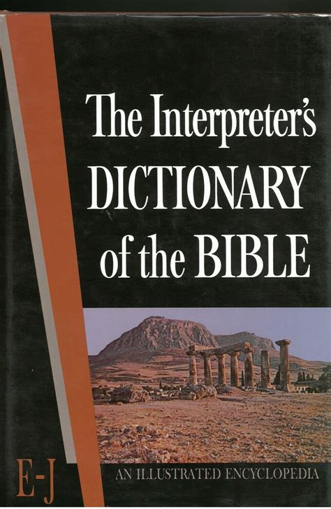 Interpreters Dictionary Of The Bible Vol 2 E J Store Ministry