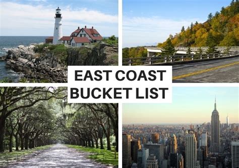 50 Best Places To Visit In The East Coast For Your Bucket List