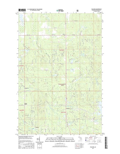 Mytopo Paulding Michigan Usgs Quad Topo Map