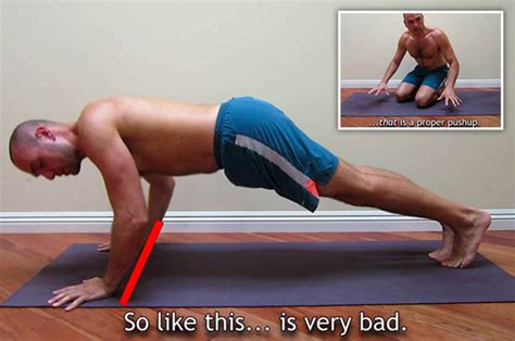 How To Do A Push Up Correct Form Demonstration Video Help Daily Star
