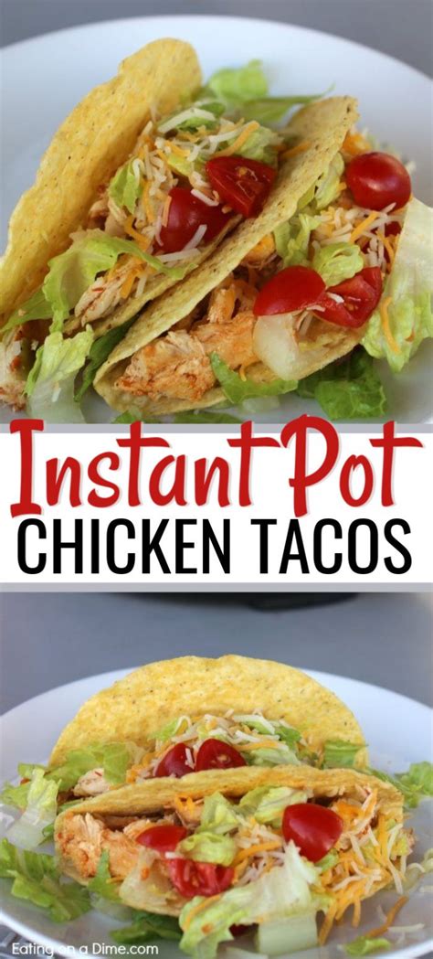 You can find the instant pot on next time dinner isn't planned, try this super easy healthy chicken tacos pressure cooker recipe. Healthy Chicken Tacos Pressure Cooker | Recipe | Pot ...